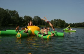 Octopus in the Aubad Tulln, © Stadtgemeinde Tulln Octopus in the Aubad Tulln, © Stadtgemeinde Tulln