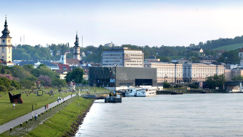 Landing stage in Linz, © Donau Schiffsstationen GmbH Landing stage in Linz, © Donau Schiffsstationen GmbH