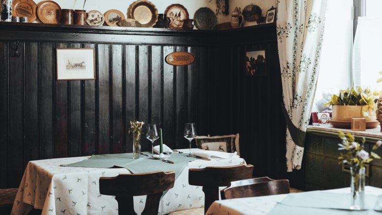 The focus on game can also be found in the restaurant, © Niederösterreich Werbung/David Schreiber The focus on game can also be found in the restaurant, © Niederösterreich Werbung/David Schreiber