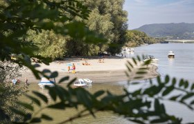 Danube beach in Luberegg, © Donau NÖ/Barbara Elser Danube beach in Luberegg, © Donau NÖ/Barbara Elser