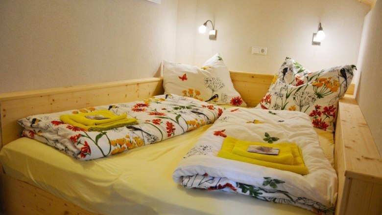 Double room pine, © Waldviertler Seminarhaus Gauguschmühle Double room pine, © Waldviertler Seminarhaus Gauguschmühle