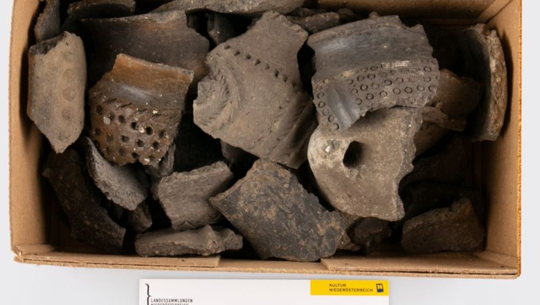 Decorated pottery from the Kalenderberg in the Provincial Collections of Lower Austria, © Landessammlungen Niederösterreich, UF-13641 Decorated pottery from the Kalenderberg in the Provincial Collections of Lower Austria, © Landessammlungen Niederösterreich, UF-13641