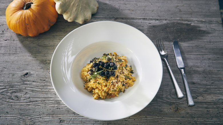 Pumpkin risotto, © Niederösterreich Werbung/Andreas Hofer Pumpkin risotto, © Niederösterreich Werbung/Andreas Hofer
