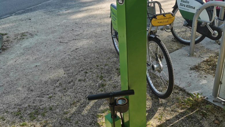 Bike service station DIE GARTEN TULLN, © DIE GARTEN TULLN Bike service station DIE GARTEN TULLN, © DIE GARTEN TULLN