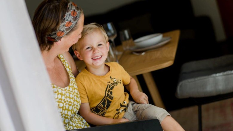 A Mayr család a Haus am See-ben, © schwarz-koenig.at A Mayr család a Haus am See-ben, © schwarz-koenig.at