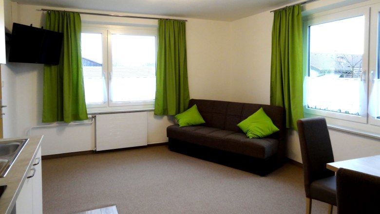 Living area of the vacation apartment, © Nordwaldfarm Living area of the vacation apartment, © Nordwaldfarm