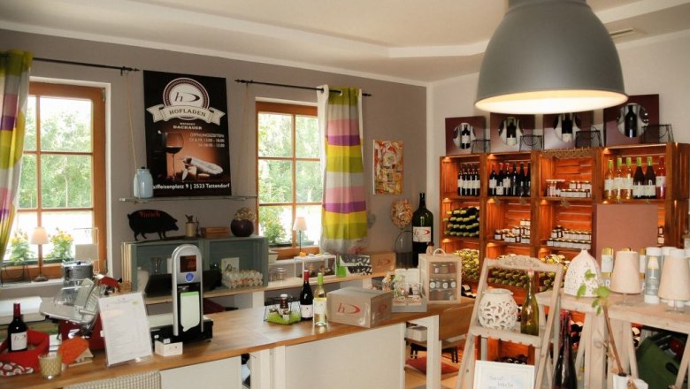 The farm store, © Weingut Dachauer The farm store, © Weingut Dachauer