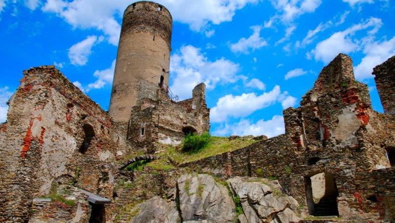 Igazi várrom látogatás szerepel a programban, © JUFA Raabs Igazi várrom látogatás szerepel a programban, © JUFA Raabs