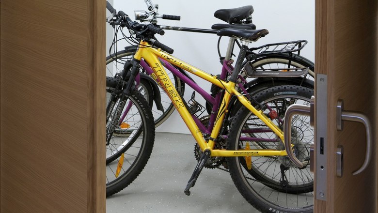 Storage room for bikes, © Bischofreiter Storage room for bikes, © Bischofreiter