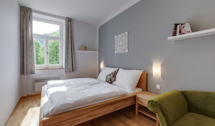 Manor house lake comfort with balcony and lake view, © Manor house "Herrenhaus" at Lake Erlauf Manor house lake comfort with balcony and lake view, © Manor house "Herrenhaus" at Lake Erlauf