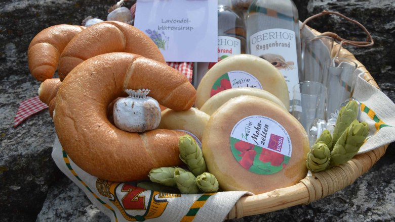 GENUSS city tour, basket, © Stadtgemeinde Zwettl GENUSS city tour, basket, © Stadtgemeinde Zwettl