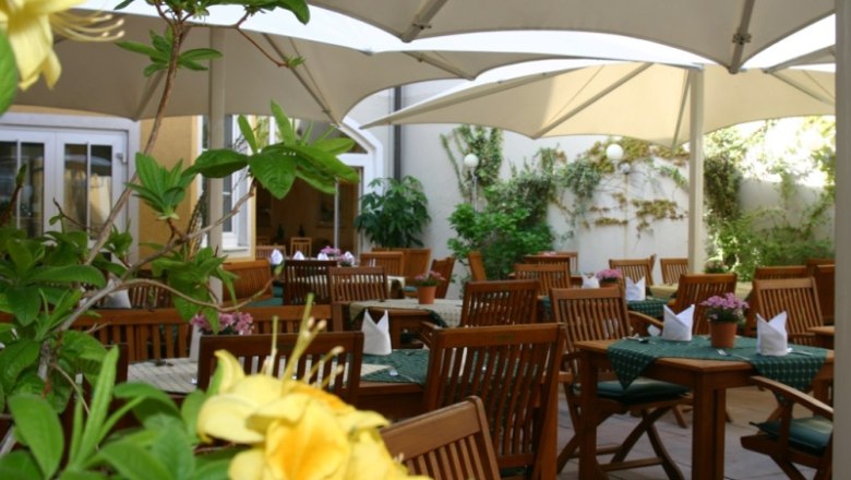 Guest garden at the Hotel-Restaurant Zur Post, © Hotel-Restaurant Zur Post Guest garden at the Hotel-Restaurant Zur Post, © Hotel-Restaurant Zur Post