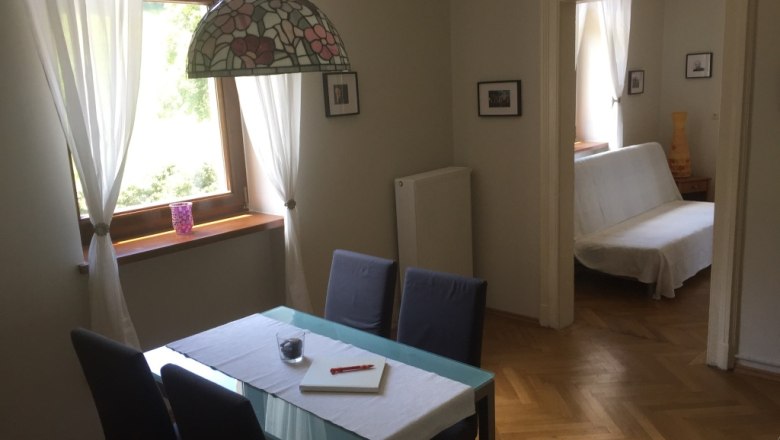 Breakfast place in the former railroad attendant's apartment, © M. Schorn Breakfast place in the former railroad attendant's apartment, © M. Schorn