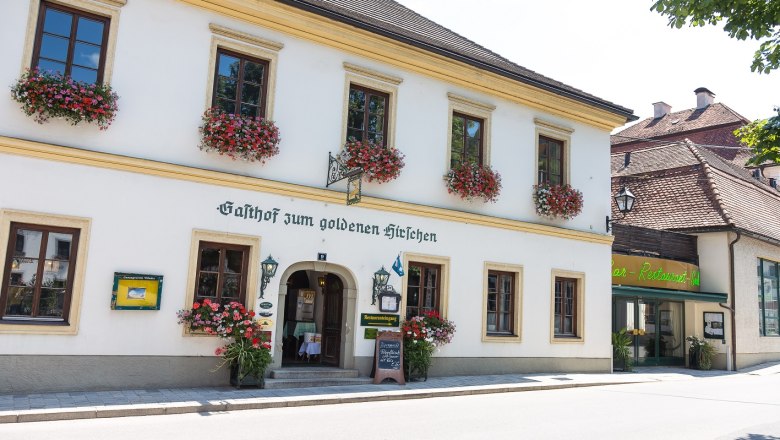 Gasthof zum Goldenen Hirschen, © WBW Welser GmbH Gasthof zum Goldenen Hirschen, © WBW Welser GmbH