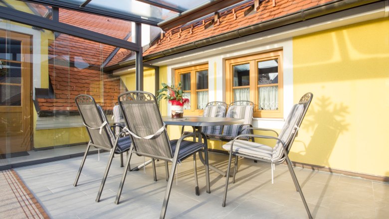 Cozy terrace, © Winzerhof Semmler Cozy terrace, © Winzerhof Semmler