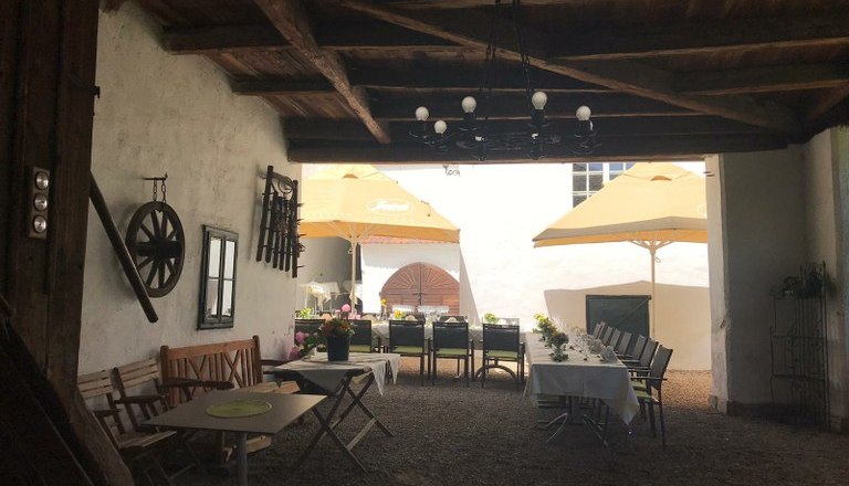 Town hall cellar inner courtyard, © Rathauskeller Melk Town hall cellar inner courtyard, © Rathauskeller Melk