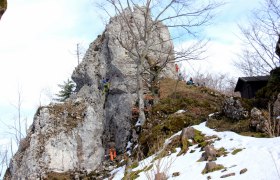 Climbing on the TVN peak, © Franz Beer Climbing on the TVN peak, © Franz Beer