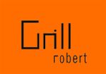 Logó a "Grill robert" szöveggel narancssárga alapon.