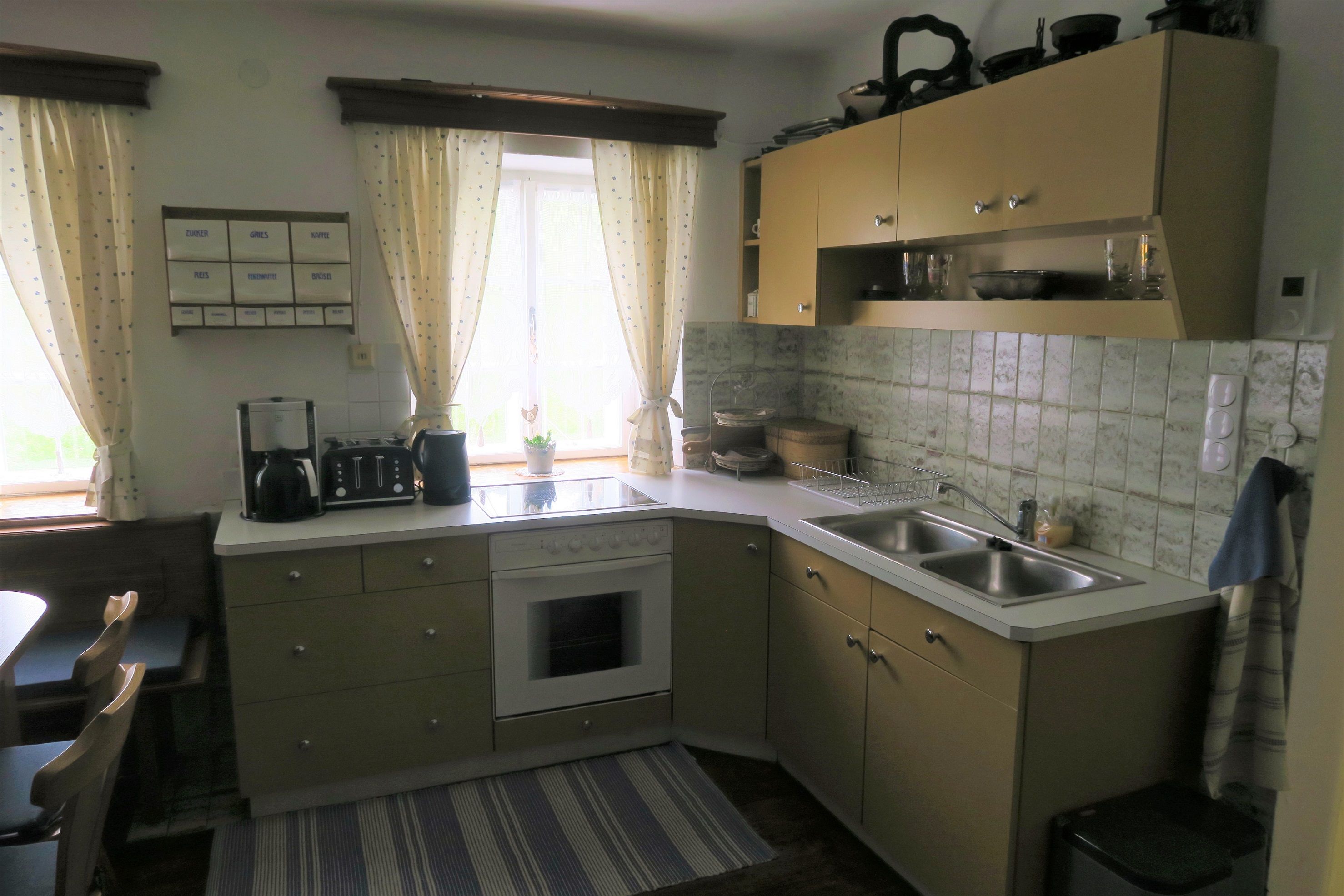 Konyha a Dörrmühle nyaralóban