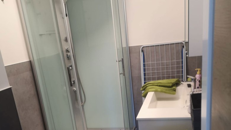 Rosenapartment - F&uuml;rdőszoba zuhanyz&oacute;, &copy; &copy; HomeW4, Sonja Wiesinger
