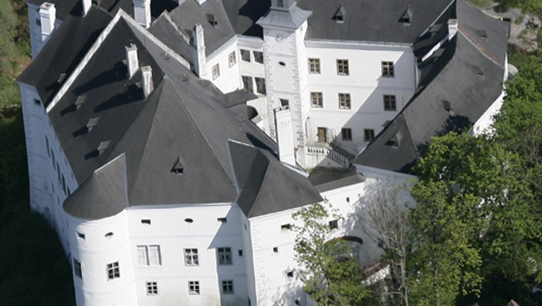 Aerial view of Europaschloss Leiben, &copy; Marktgemeinde Leiben