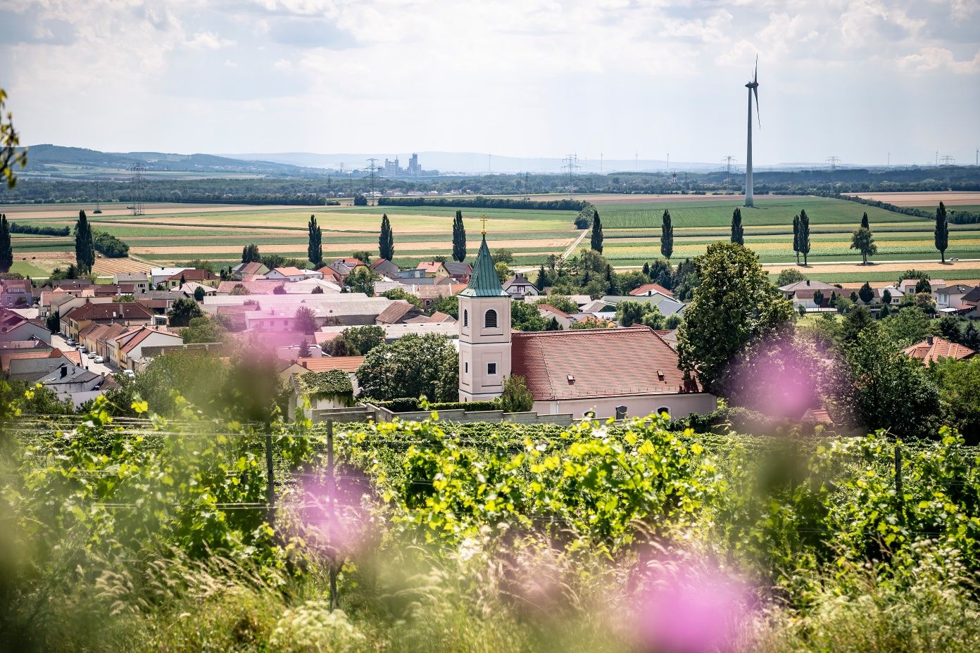 Stixneusiedl látképe