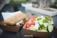 Quinoa saláta vaddisznómáj sajttal, © Schanigarten by Bar Mephisto