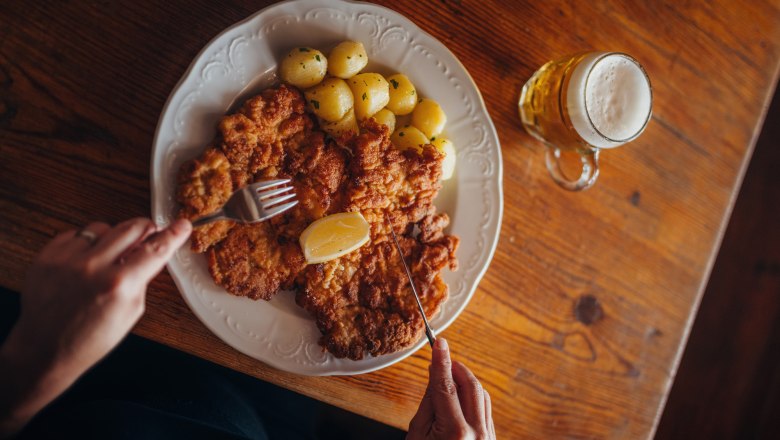 Classic: Schnitzel, © Niederösterreich Werbung/Daniela Führer