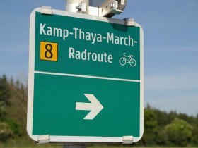 Beschilderung Kamp-Thaya-March Radroute, &copy; &copy; Retzer Land