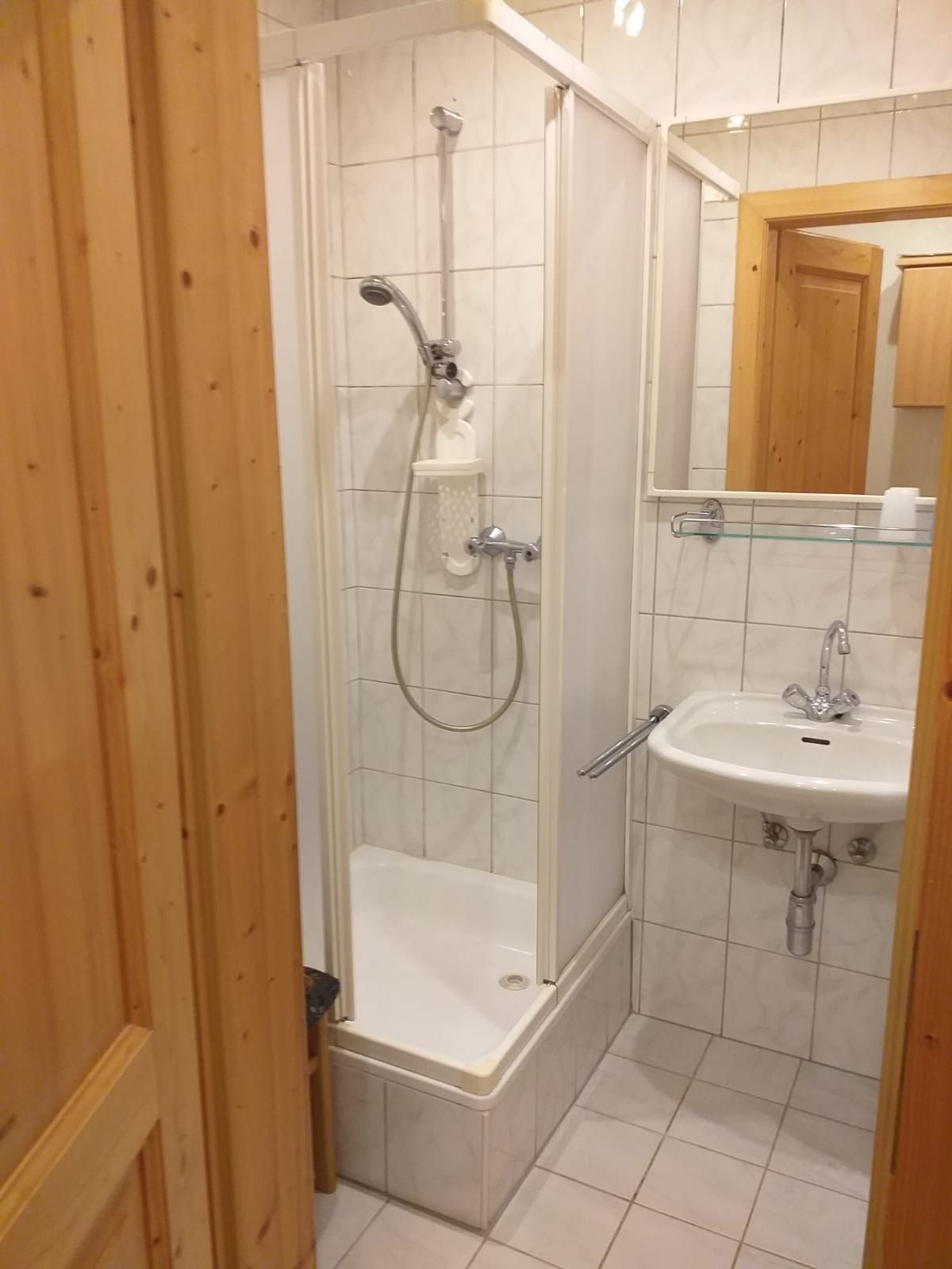 Fürdőszoba az "Ybbsblick" fürdőszobában