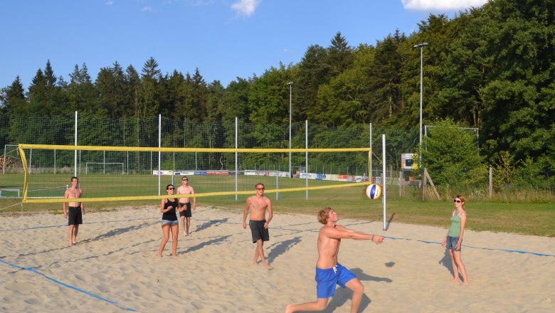 Beach volleyball court, &copy; privat