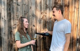 Rainer and Lisa, &copy; Bioweingut Oppenauer