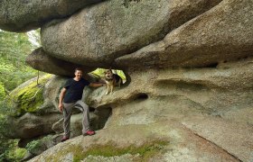 Medve&ouml;sv&eacute;ny a Waldviertelben - az &uacute;j "Felsengarten" kit&eacute;rő, Gletscherm&uuml;hle, &copy; Matthias Schickhofer