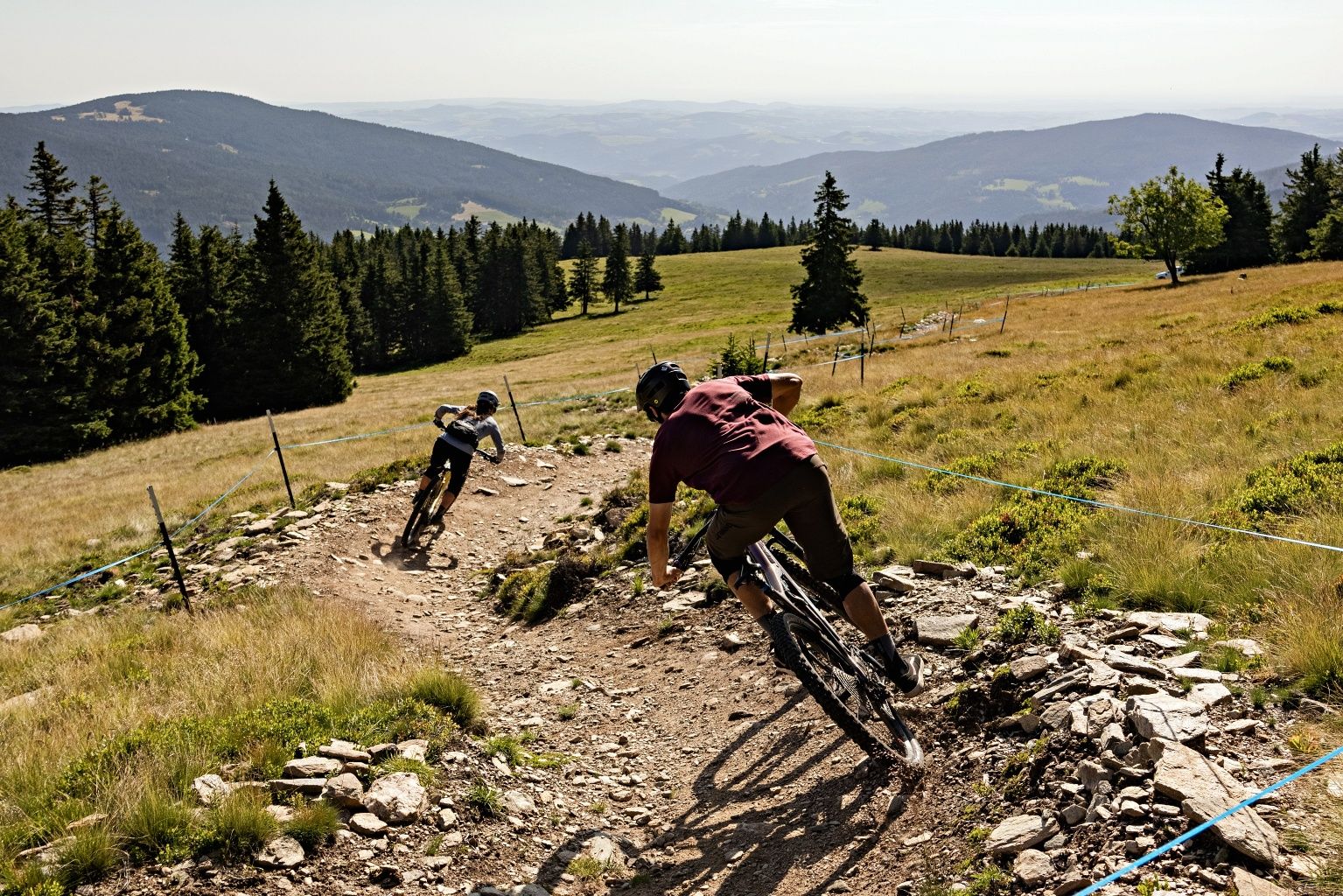 Kerékpározás kilátással a Wexl Trails-on