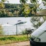 Pitch with a view of the Danube, &copy; Marbach Camping
