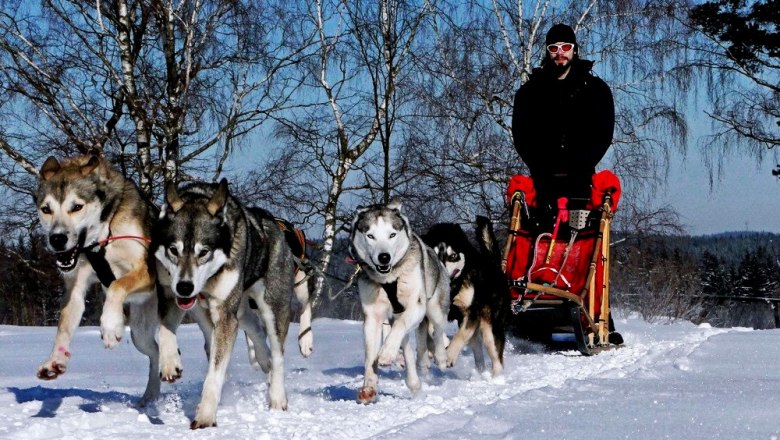Sled dog excursion, &copy; Huskyhof Waldviertel