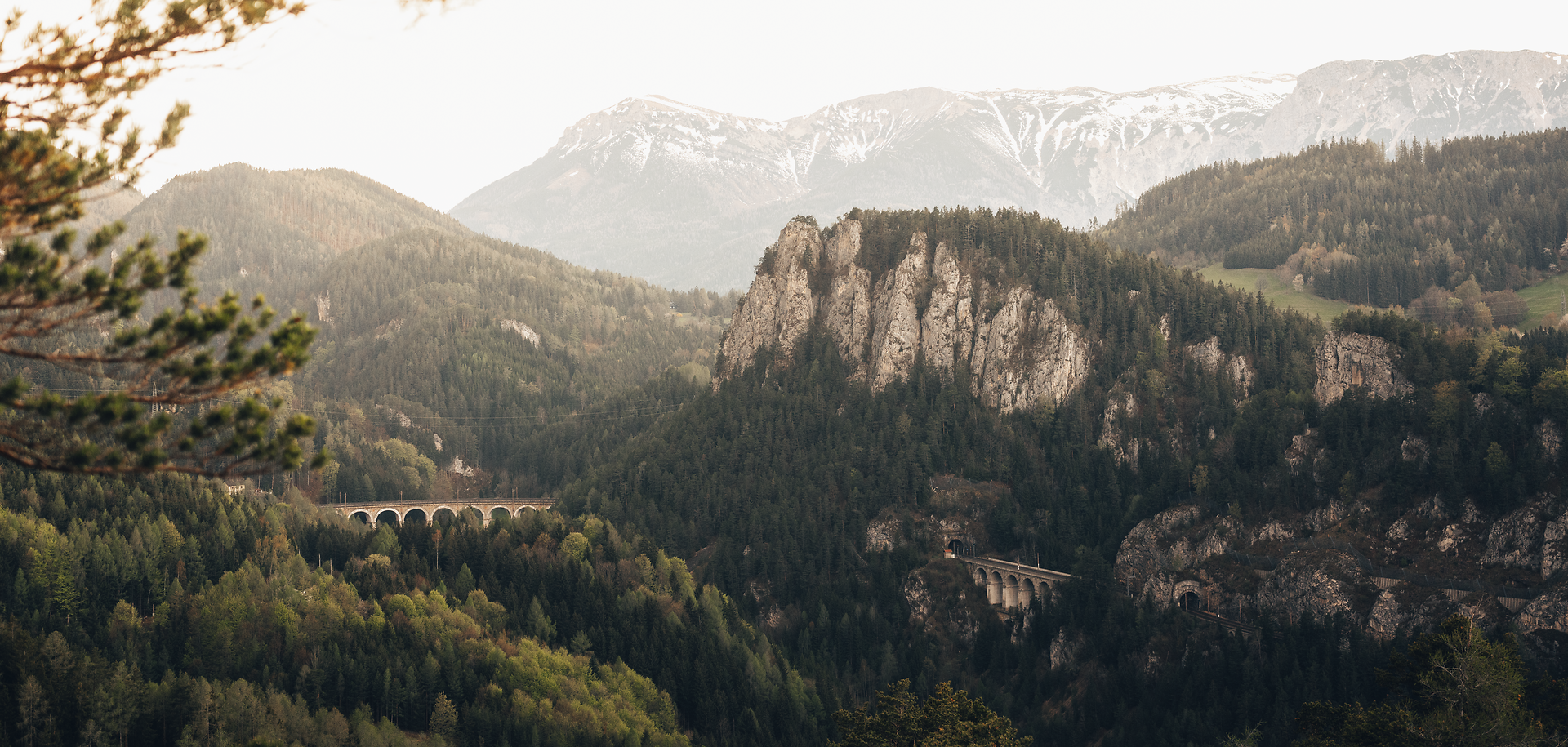 Die majestätischen Berge umarmen das Tal, während die sanften Hügel in sattem Grün erstrahlen. Ein sanfter Wind weht durch die Bäume und bringt den Duft von frischen Kräutern mit sich. Hier, inmitten der Wiener Alpen, entfaltet sich die Schönheit der Natur in ihrer reinsten Form.