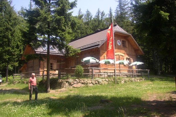 Gföhlberghütte nyáron