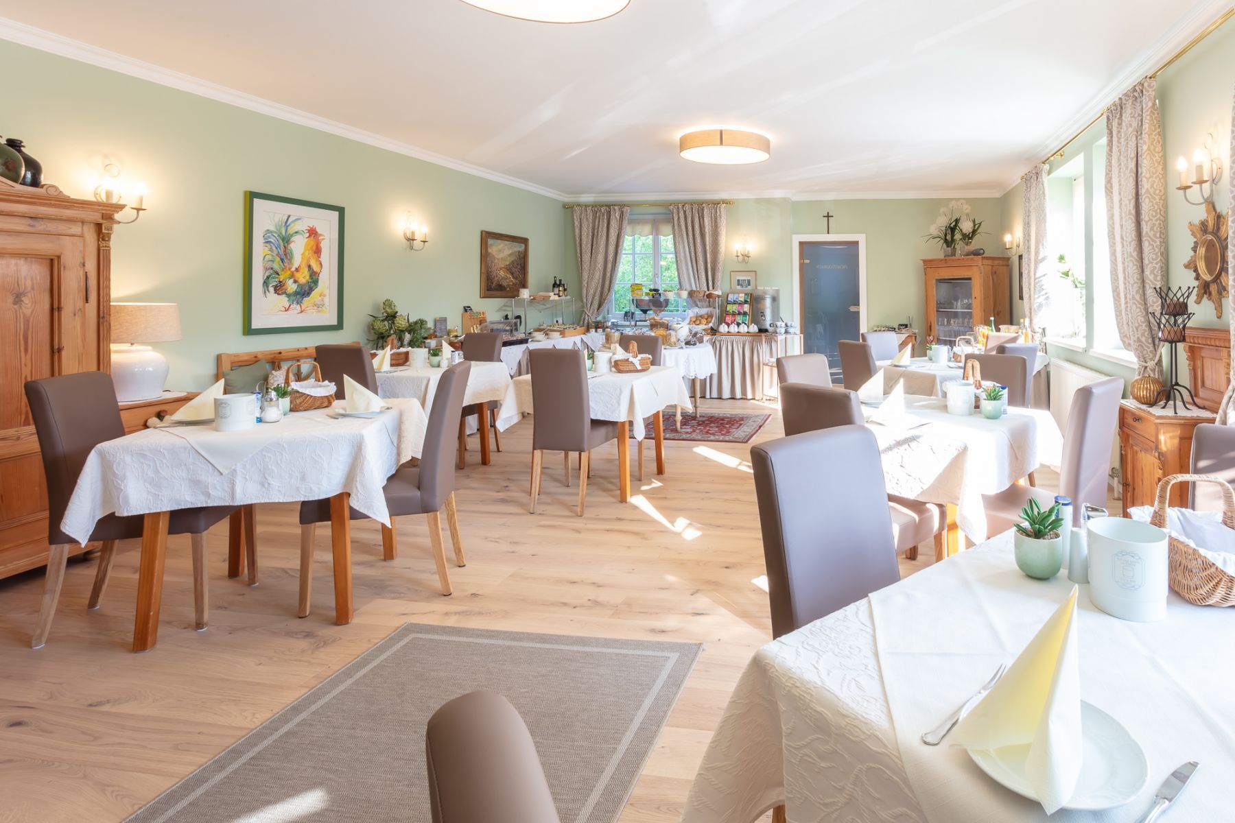 Reggelizőterem Hotel Garni Donauhof