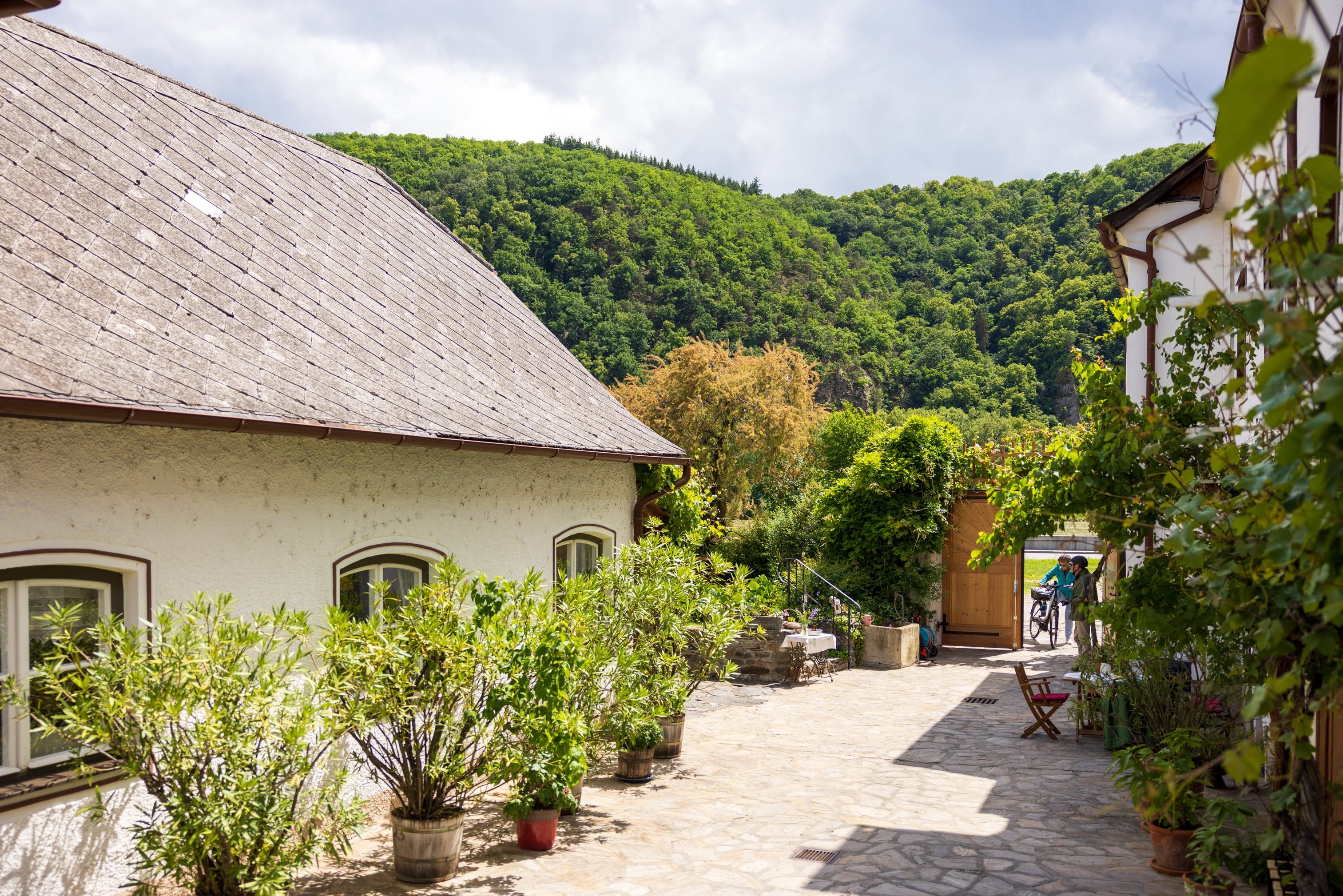A belső udvar