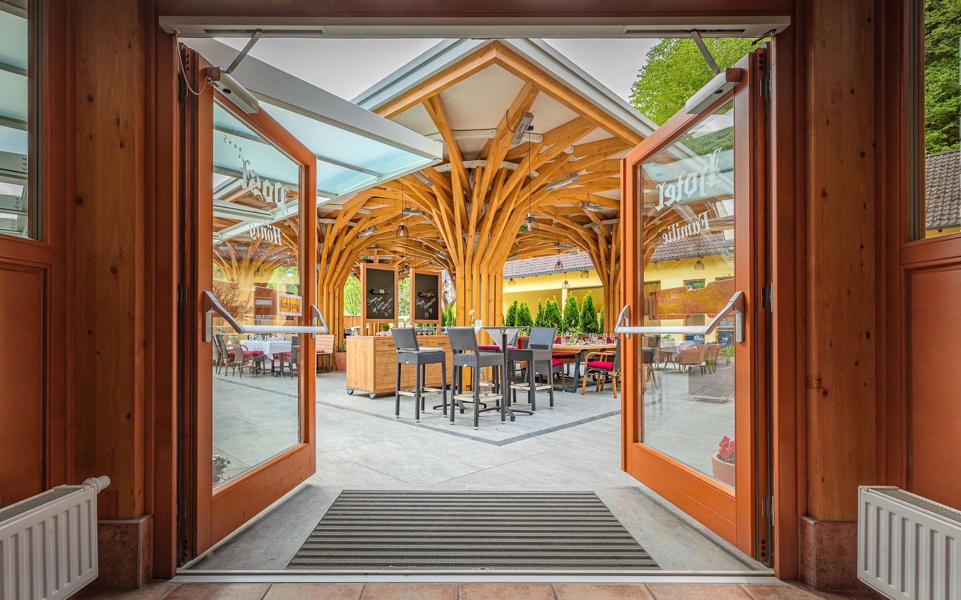 Terrasse Eingang
