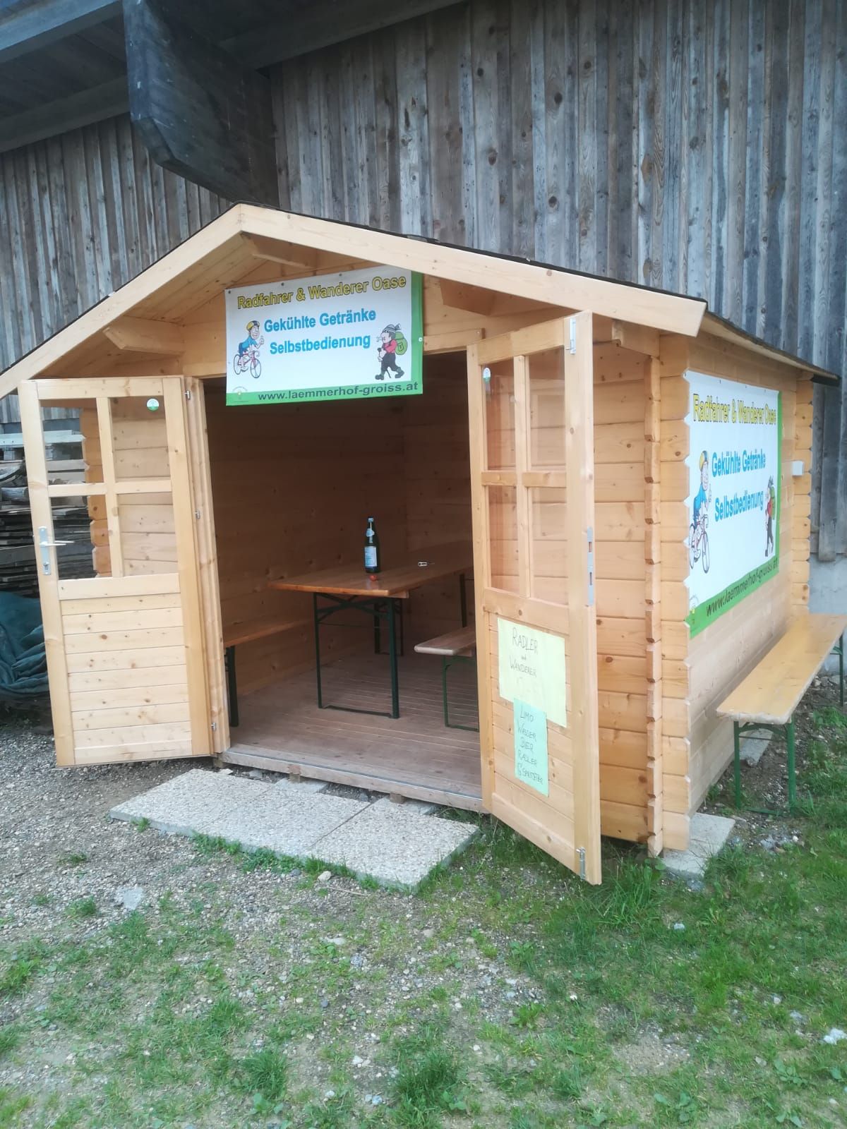 Pihenő a Lämmerhof Groißnál