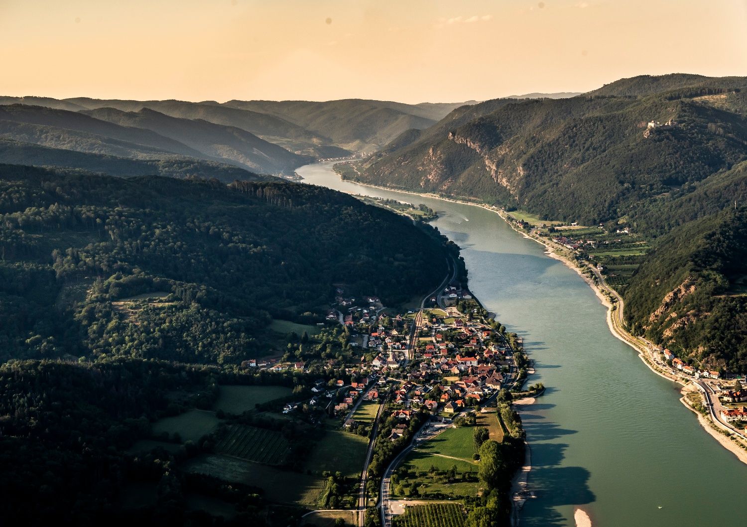 Aggsbach piac felülről