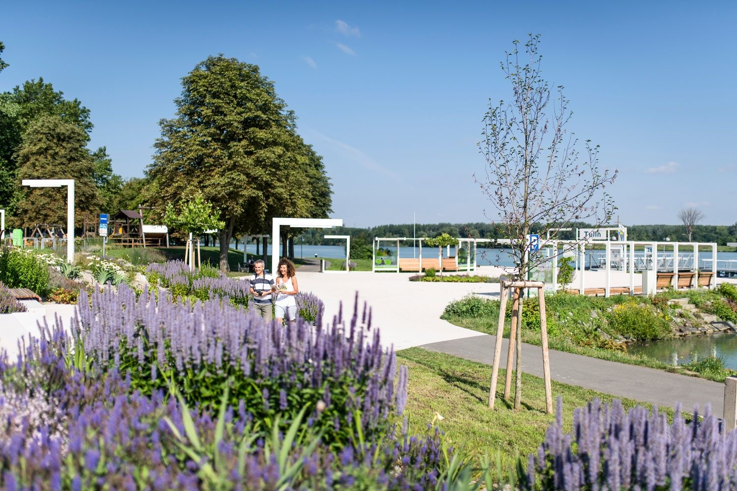 Virágzó Donaulände Tulln