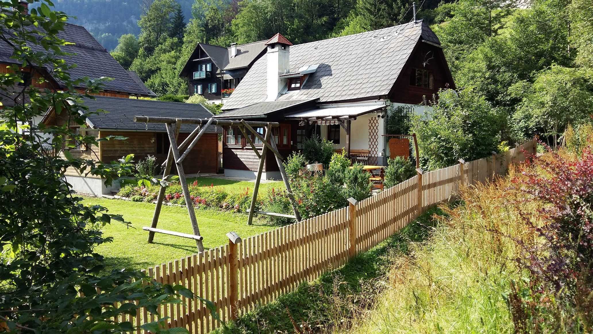 Nyaralóház Seehof nyáron