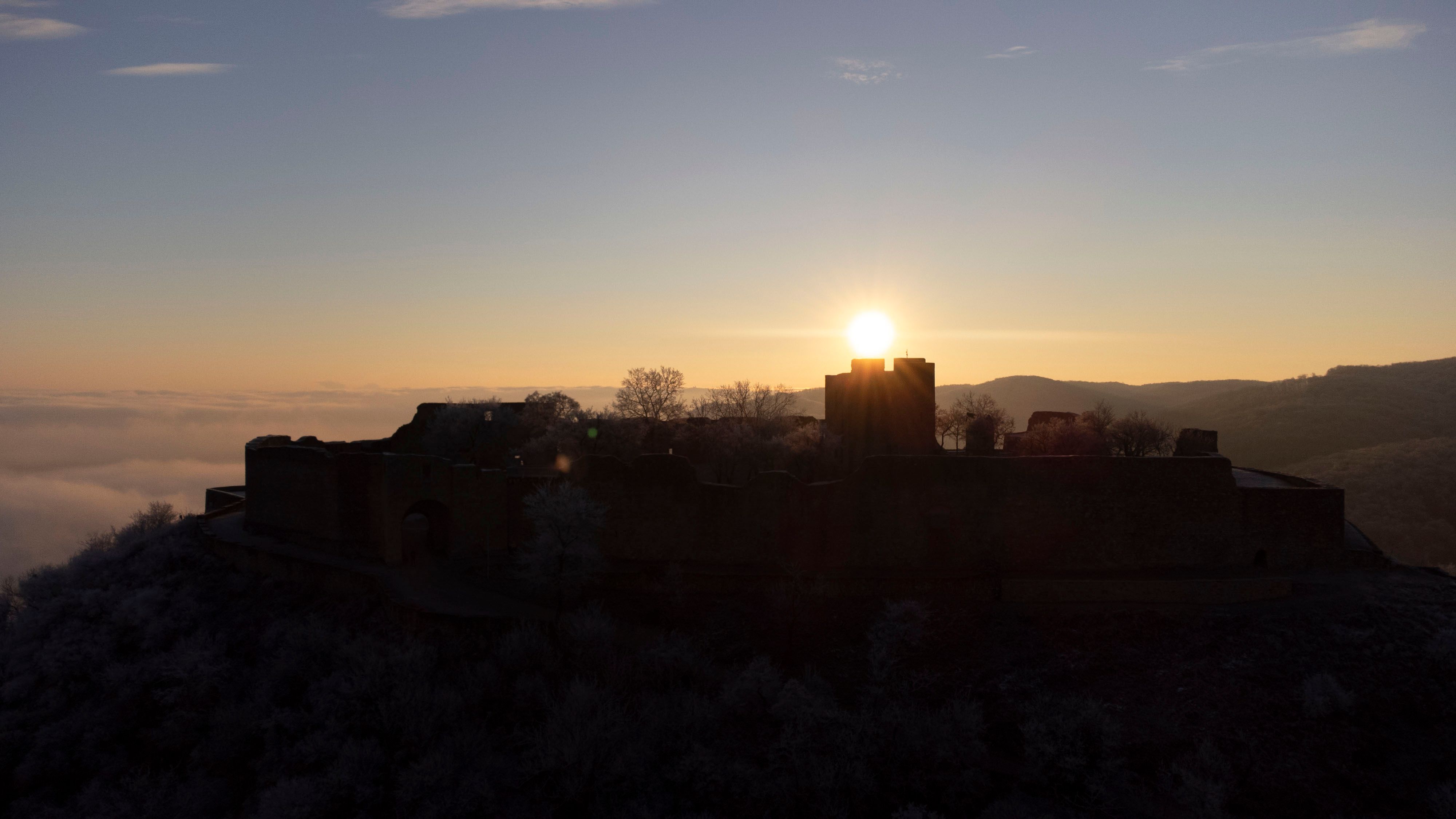 Schlossberg Hainburg/Duna, esti felvétel