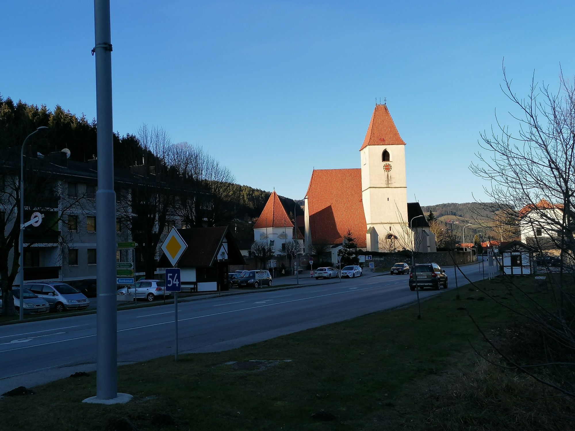Erősített templom Unteraspang