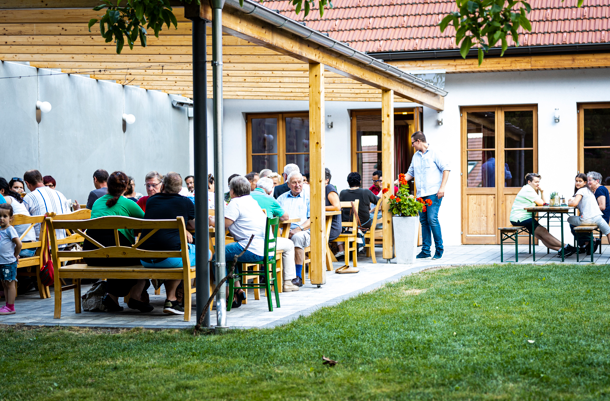 Udvar Hagyományos borozó Spielauer