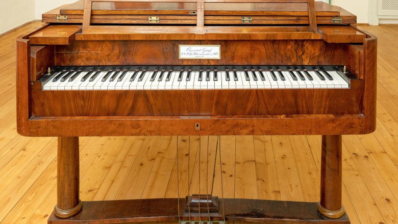 Zongora 1820-ból, Beethoven-ház Baden, © Thomas Magyar