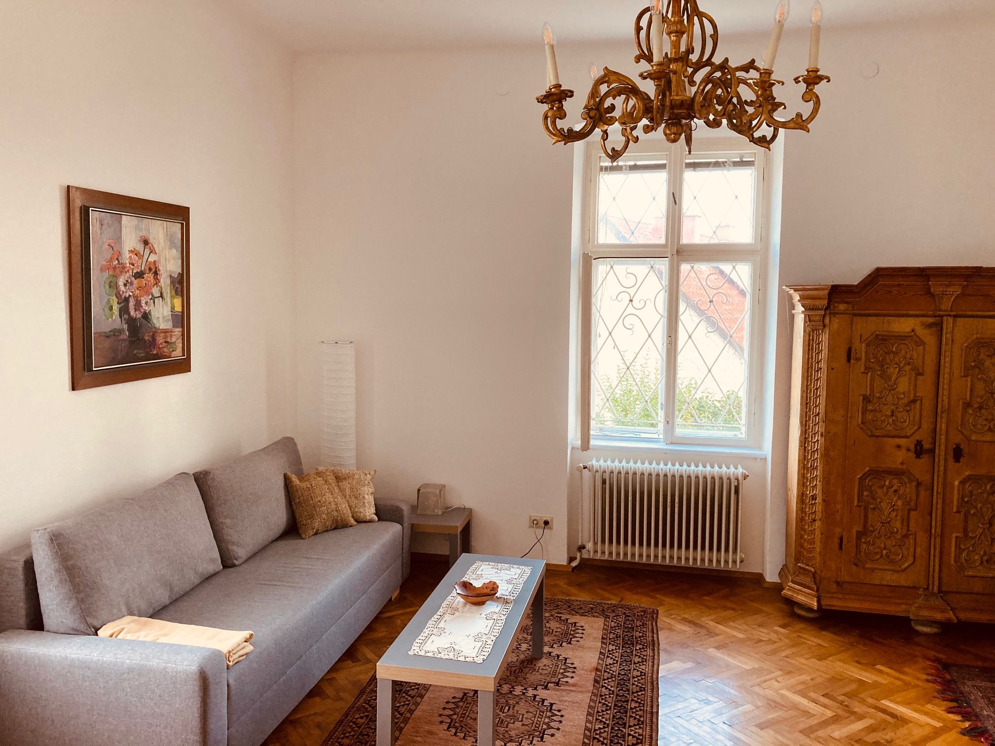 Nappali a Villa Wachtertorban